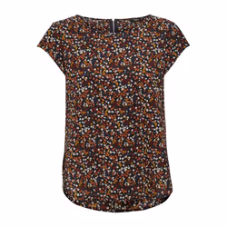 ONLY 15161116, Haut (vêtement), Adulte, Femelle, Bleu, Blue / Night Sky, Col rond