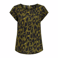 ONLY 15161116, Haut (vêtement), Adulte, Femelle, Vert, Green / Kalamata, Col rond