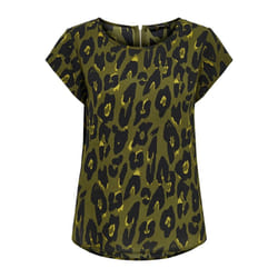 ONLY 15161116 Haut (vêtement) Col rond Manche courte Elastane, Polyester