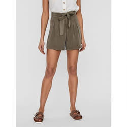 Pantalon - Vero Moda - Mia Hr Loose Summer - Taille haute - Marron - 100% Lyocell