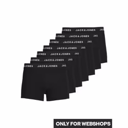 Jack&Jones Set de 7 boxers Chuey 12171258 Noir
