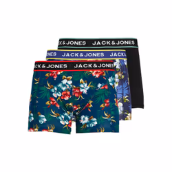 Jack&Jones Lot de 3 boxers Flower 12171253 Multicolore