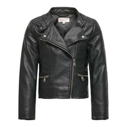 Kids ONLY Veste en simili cuir Freya 15198182 Noir Regular Fit