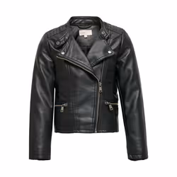 ONLY 15198182, Enfant, 158, Coupe régulière, Coton, Polyester, Viscose, Noir