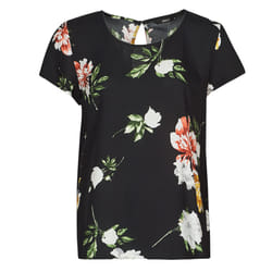 ONLY 15198608 Haut (vêtement) Col rond Manche courte Viscose