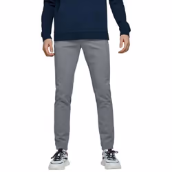 Jack &amp; Jones 12169491, Chino, Adulte, Gris, EUE, Elastane, Polyester, Viscose, 68% Polyester, 29% Viscose, 3% Élasthanne