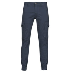 Jack&Jones Pantalon en tissu Paul 12169582 Bleu marine Tapered Fit