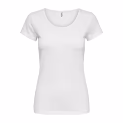ONLY 15205059, Tee-shirt, Adulte, Femelle, Blanc, XS, SML