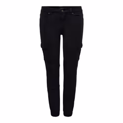 Pantalon femme - Only - Missouri 30 - Noir - Passants pour ceinture - Style tendance