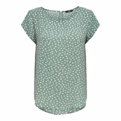 ONLY 15161116, Haut (vêtement), Adulte, Femelle, Vert, Green / Chinois Green, Col rond