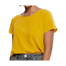 ONLY 15197495 Haut (vêtement) Col rond Manche courte Viscose