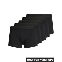 Jack&Jones Lot de 5 boxers Tone 12176266 Noir