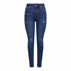 ONLY 15209155, Jeans, Femelle, Adulte, Bleu, Taille haute, Avant