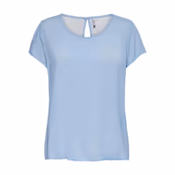 ONLY 15197495, Haut (vêtement), Adulte, Femelle, Bleu, Blue / Cashmere Blue, Col rond
