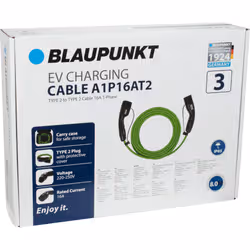 Blaupunkt A1P16AT2 câble de chargement de véhicules électriques Vert Type 2 1 5 m - Vue supplémentaire 4