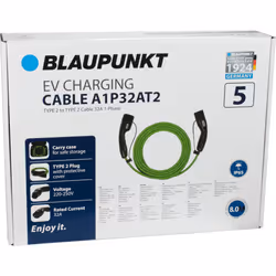 Blaupunkt A1P32AT2 câble de chargement de véhicules électriques Vert Type 2 1 8 m - Vue supplémentaire 6