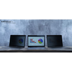KAPSOLO Écran de confidentialité insérable à 2 angles pour 39,62cm (15,6") Wide 16:9