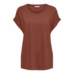 ONLY 15106662, Tee-shirt, Adulte, Femelle, Rouge, L, SML