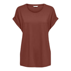 ONLY 15106662 Tee-shirt Col rond Manche courte Elastane, Polyester, Viscose