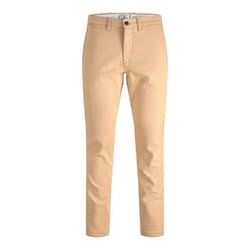 Jack&Jones Pantalon en tissu Marco Dave 12174307 Beige Slim Fit