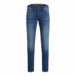 Jack & Jones 12175975, Bleu, EUE, Jeans, Coton, Elastane, Polyester, 77% Coton, 22% Polyester, 1% Élasthanne, Ne pas javellis ...