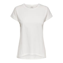ONLY 15208423 Haut (vêtement) Col rond Manche courte Coton, Polyester