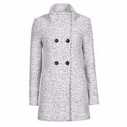 ONLY 15205403, Adulte, XL, SML, Coupe régulière, Laine, Polyester, Blanc
