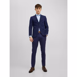Jack&Jones Costume Franco 12181339 Bleu marine Super Slim Fit - Vue supplémentaire 5