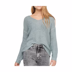 ONLY 15208245, Pullover, Adulte, Femelle, Bleu, L, SML