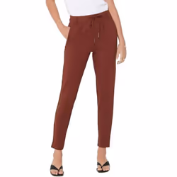 Pantalon Only Poptrash Grenat pour Femme - ONLY - Poptrash - Rouge - Slim - Taille haute