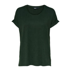 ONLY 15106662 Tee-shirt Col rond Manche courte Elastane, Polyester, Viscose