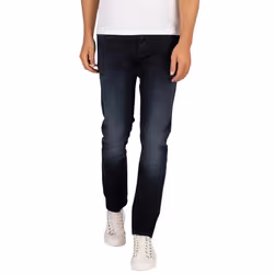 Jack &amp; Jones 12175893, Bleu, EUE, Jeans, Coton, Elastane, Polyester, 91% Coton, 7% Polyester, 2% Élasthanne, Ne pas javel ...