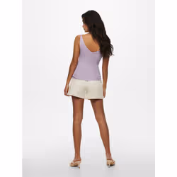 ONLY 15180497 Débardeur Col V Sans manches Nylon, Viscose - Vue supplémentaire 2