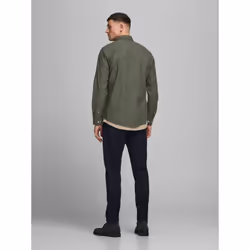 Jack&Jones Chemise 12182486 Blanc Slim Fit - Vue supplémentaire 11