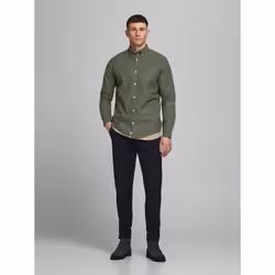 Jack&Jones Chemise 12182486 Blanc Slim Fit - Vue supplémentaire 8