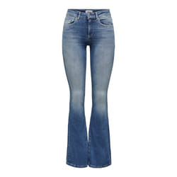 Jeans femme - Only - Blush life - Bleu moyen - Évasé - Taille classique - 5 poches