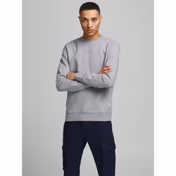 Jack & Jones 12181903, Adulte, Gris, XXL, SML, 1 pièce(s), Coton, Polyester
