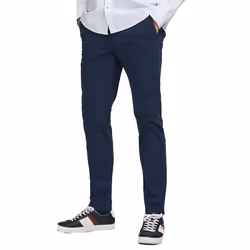 Jack & Jones 12184901, Chino, Adulte, Bleu, EUE, Coton, Elastane, 97% Coton, 3% Élasthanne