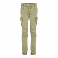 ONLY 15221844, Femelle, Enfant, Vert, Avant, Coton, Elastane, 98% Coton, 2% Élasthanne