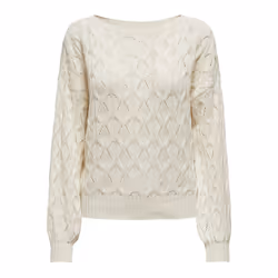 ONLY 15222853, Pullover, Adulte, Femelle, Blanc, XS, SML