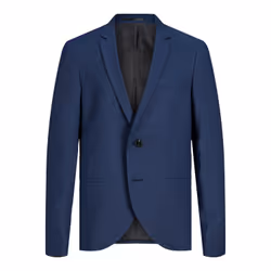 Jack & Jones 12182245, Mâle, 170, EUE, Elastane, Polyester, Laine, Bleu