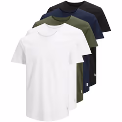 Jack &amp; Jones 12183653, Tee-shirt, L, SML, Coton, 100% Coton biologique, 1 pièce(s)