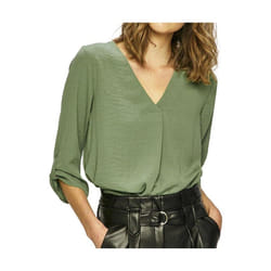 ONLY 15226911 Haut (vêtement) Col V Manches longues Polyester