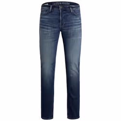 Jack & Jones 12185877, Bleu, EUE, Jeans, Coton, Elastane, 99% Coton biologique, 1% Élasthanne, Ne pas javelliser