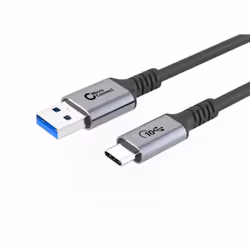 Microconnect USB3.2AC1, 1 m, USB C, USB A, USB 3.2 Gen 2 (3.1 Gen 2), 10000 Mbit/s, Noir