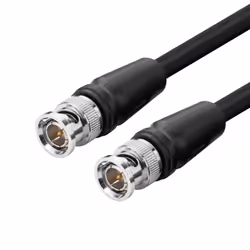 Microconnect BNC-HDSDI-10M, 10 m, RG-6, BNC, BNC, Noir