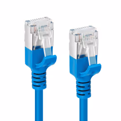 Microconnect V-FTP6A01B-SLIM câble de réseau Bleu 1 m Cat6a U/FTP (STP) - Vue supplémentaire 2