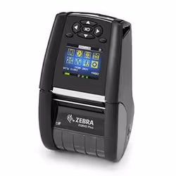 Zebra ZQ610, Thermique directe, 203 x 203 DPI, 115 mm/sec, Avec fil &amp;sans fil, Lithium-Ion (Li-Ion), Noir