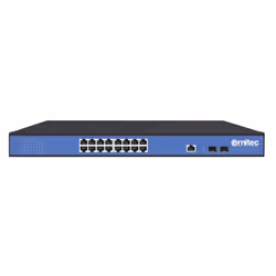 Ernitec ELECTRA-M216/2, Géré, L2, Gigabit Ethernet (10/100/1000), Connexion Ethernet, supportant l'alimentation via ce port ( ...