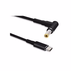 Microconnect USBC-DC-5A-12V, USB C, 5.5*2.5, 1,2 m, Noir
